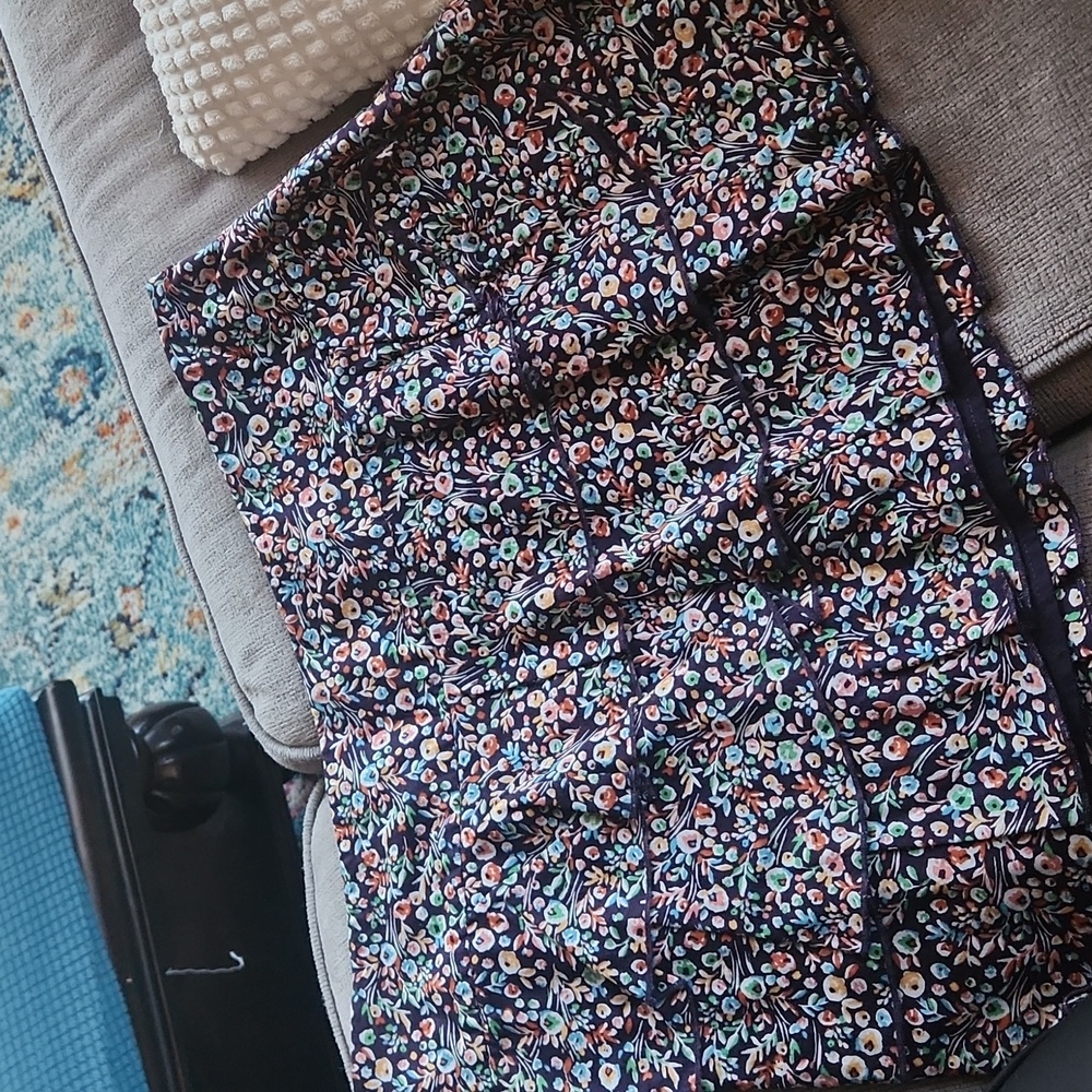 Express Floral Mini Skirt